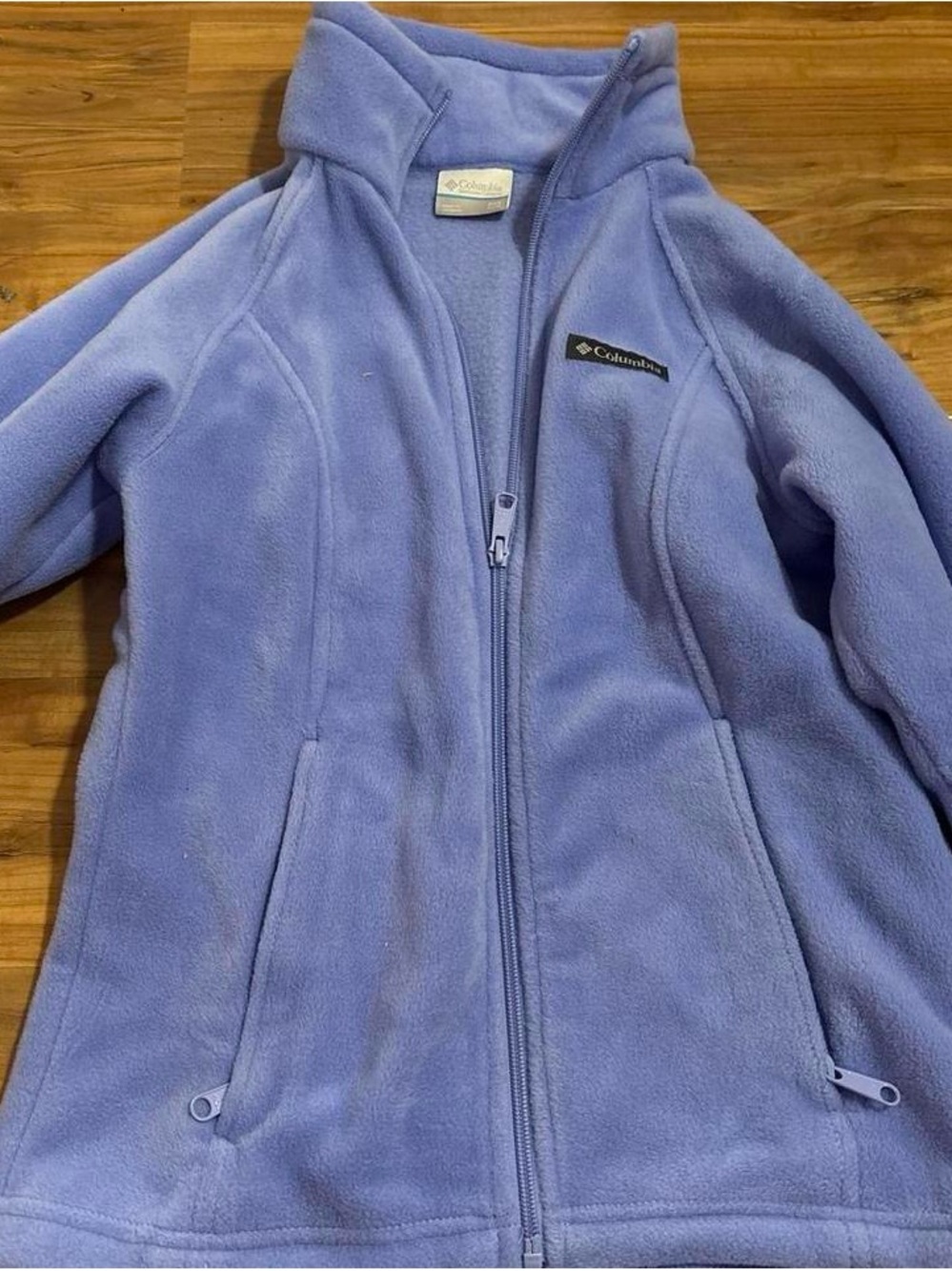 Columbia Kids Light Purple Fleece Full-Zip Jacket